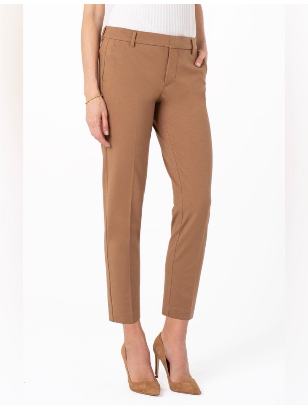 Liverpool Los Angeles Super Stretch Ponte, Size 8, Maple